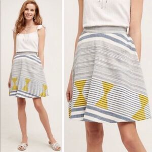 Anthro Plenty Tracy Reese Marasol Stripe Skirt